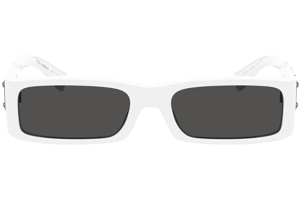 Dolce & Gabbana DG4444 (3312/87) 55 | Unisex Beyaz Güneş Gözlüğü